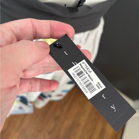 NWT THEORY Muliticolor Silk strapless halter Mini Dress Skirt w bandeaux top - Picture 9 of 11